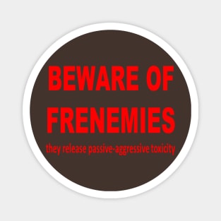 Beware of Frenemies Magnet